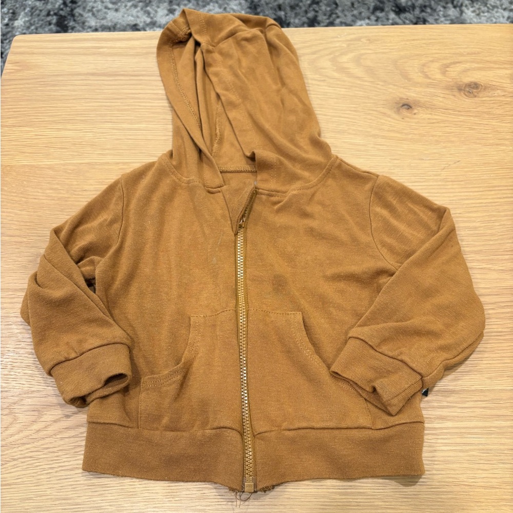 Kyte jersey zip up hooded sweatshirt
